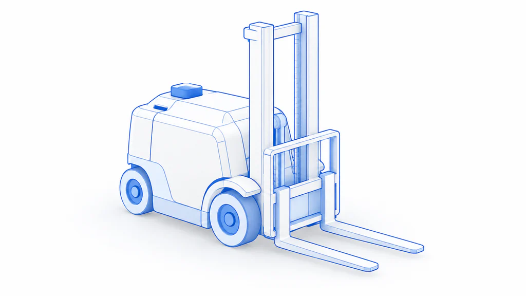 Forklift illustration