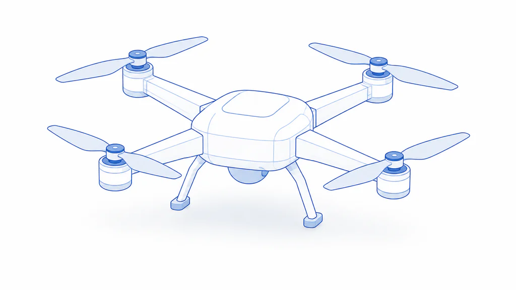 Quadcopter illustration
