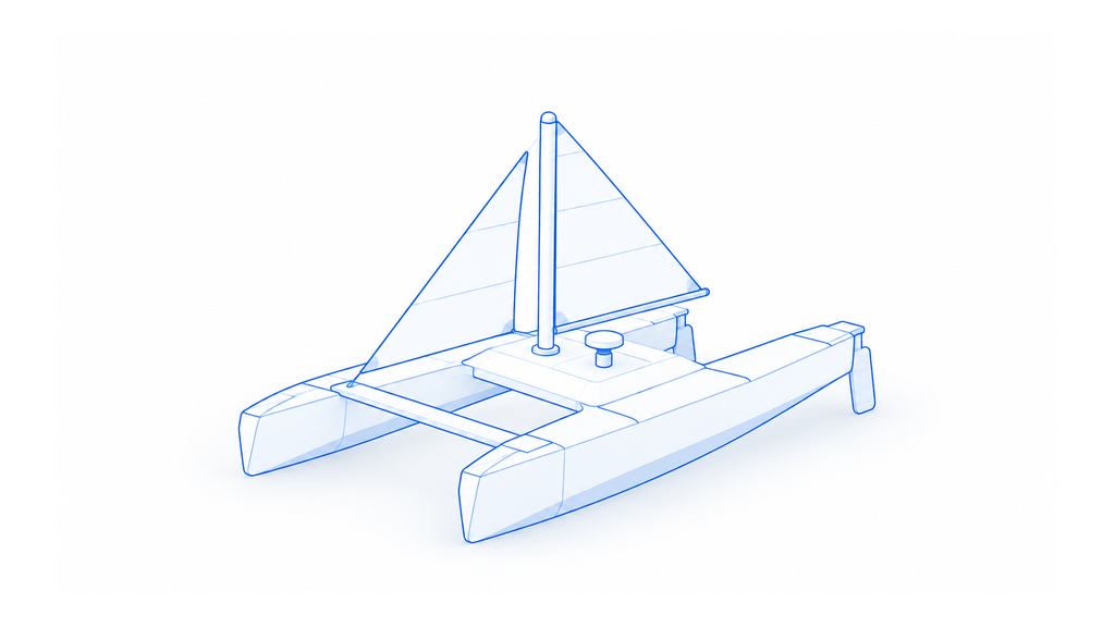 Uncrewed surface vessel illustration