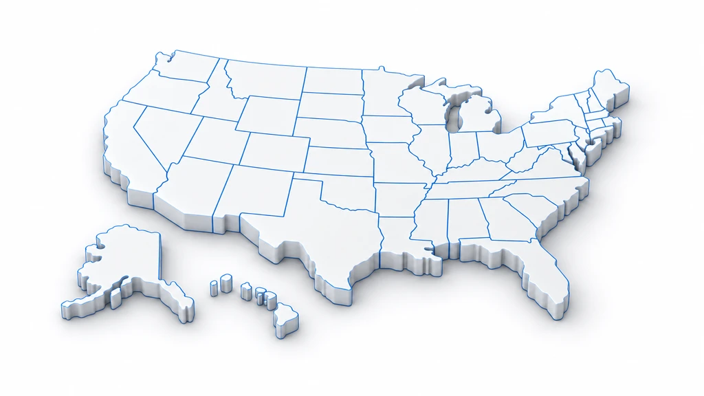 US Robot Makers by State illustration